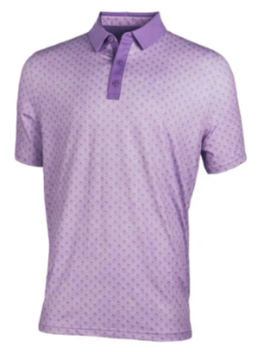 NWT 1764 Golf Graham Luxe Odin Polo Shirt Lavender Purple M
